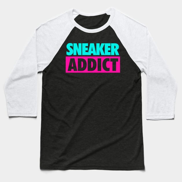 Sneaker Addict South Beach Baseball T-Shirt by Tee4daily